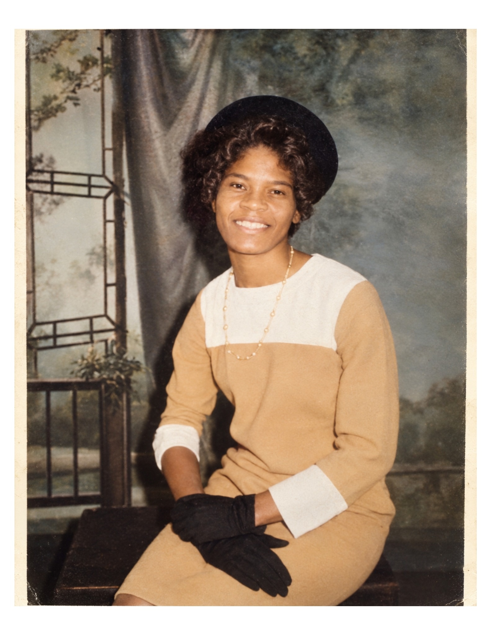 Restored photograph after professional photo restoration